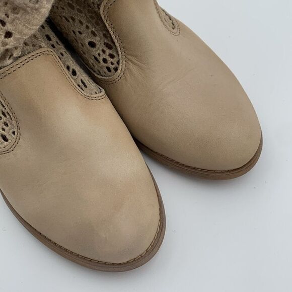 Coolway leather die cut ankle boots booties woman’s size 37 - Picture 6 of 12